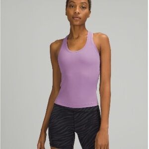 NWT Lululemon Nulu Cool Racerback Short Tank Top Wisteria Purple